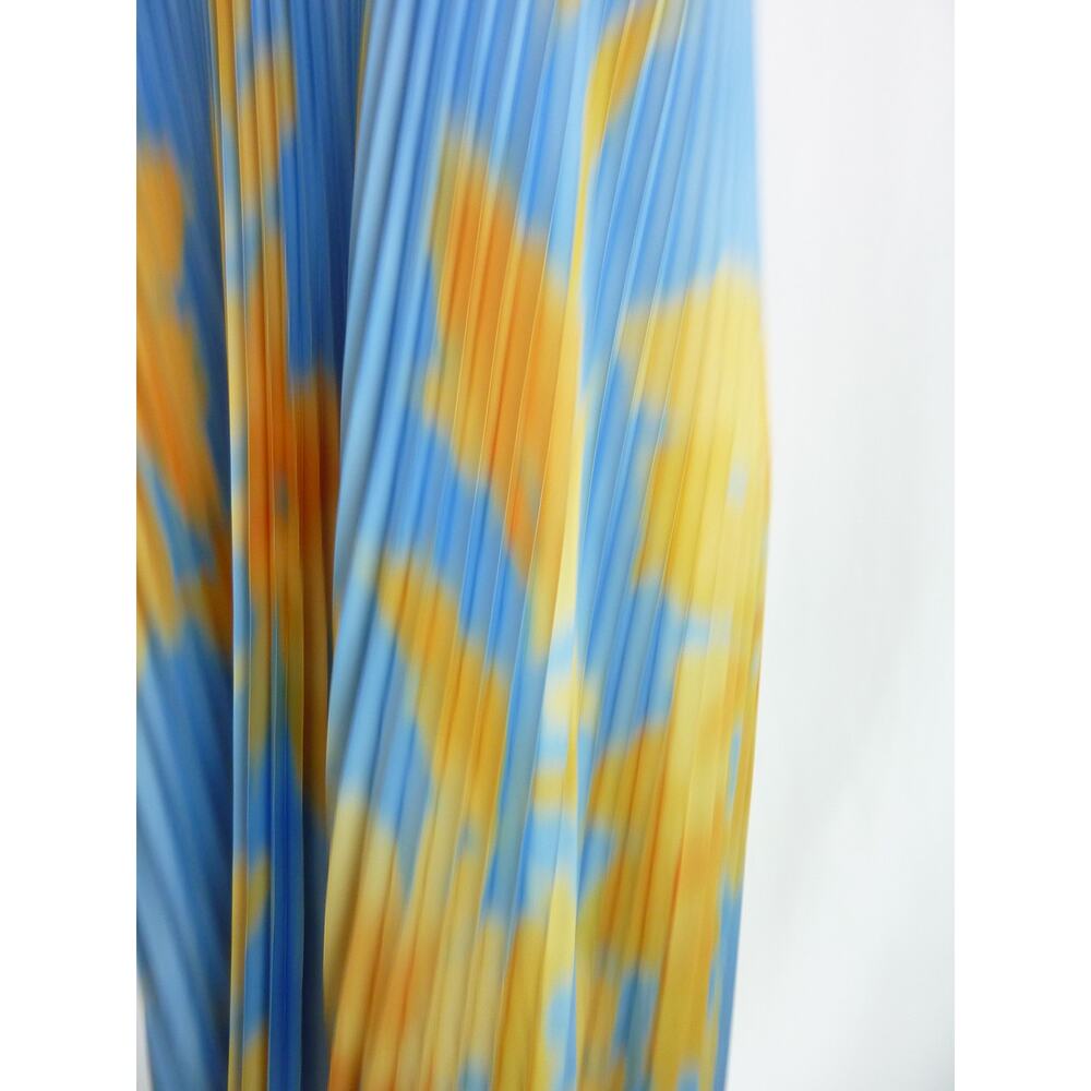 Blue and Yellow Maxi Dress - Picture 4 of 8